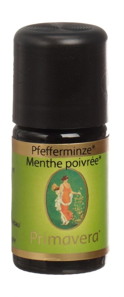 PRIMAVERA Menthe Poivre Huile Essentielle 5ml | Tonifiante