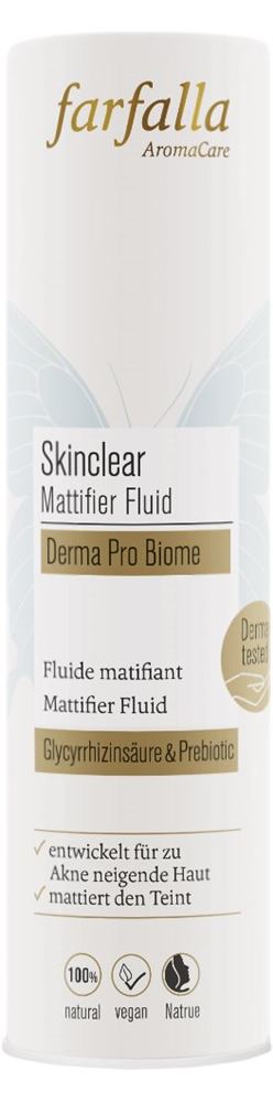 FARFALLA Skinclear Fluide Matifiant TB 30ml | Peau Mate