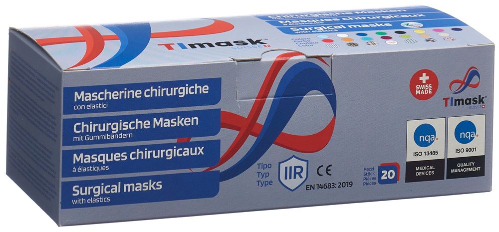 TIMASK Masque médical IIR Noël 20 pièces | Festif