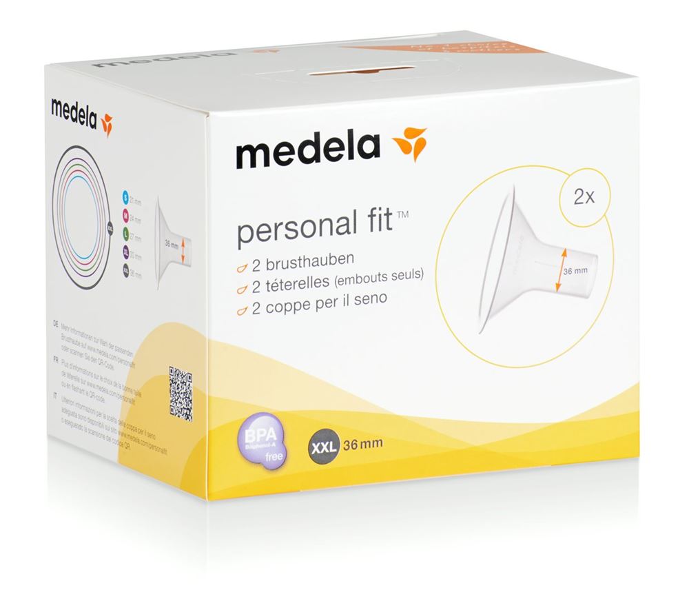 MEDELA Tét. PersonalFit Plus XXL 36mm 2 pièces | Confort