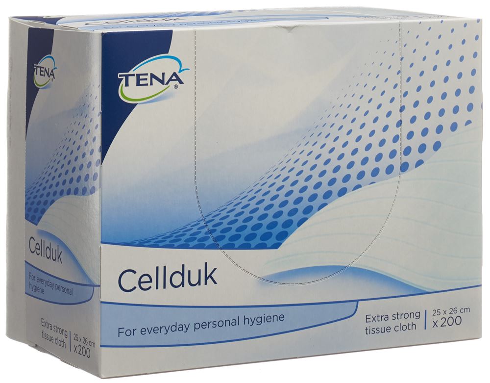 TENA Cellduk 25x26cm | Lingettes 200 pièces