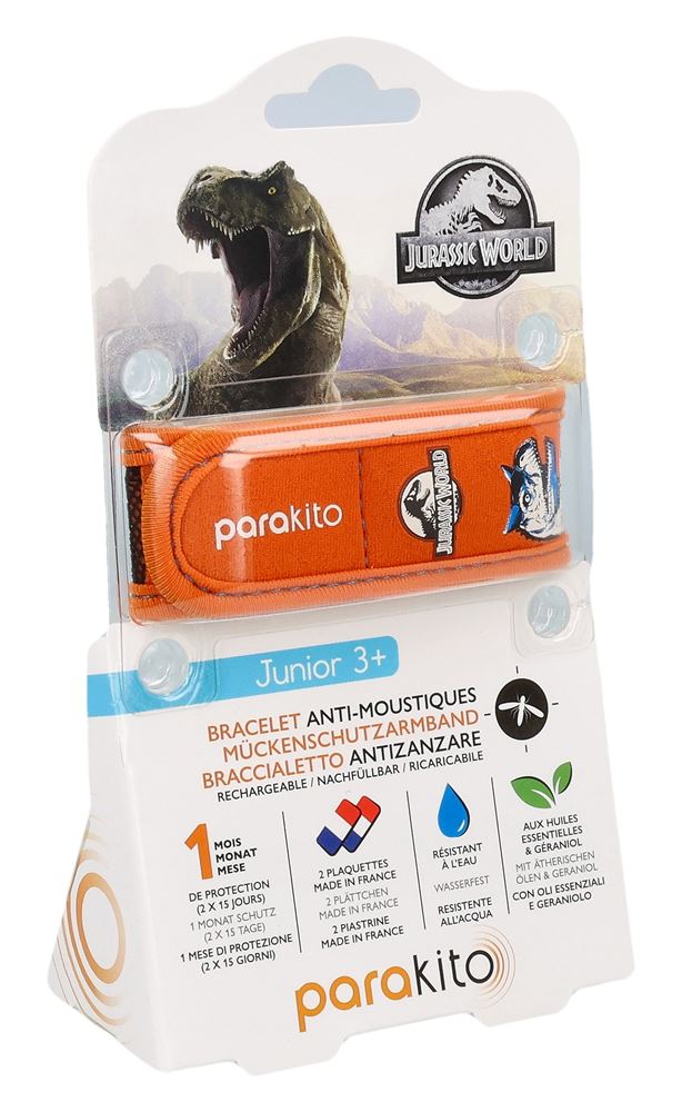 PARAKITO Bracelet Junior Orange | Protection Anti-Moustiques
