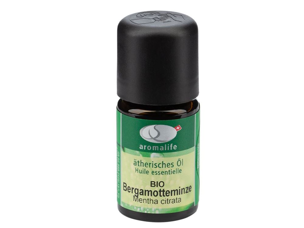 AROMALIFE Bergamotteminze Huile Essentielle BIO 5ml | Fraîcheur Mentholée