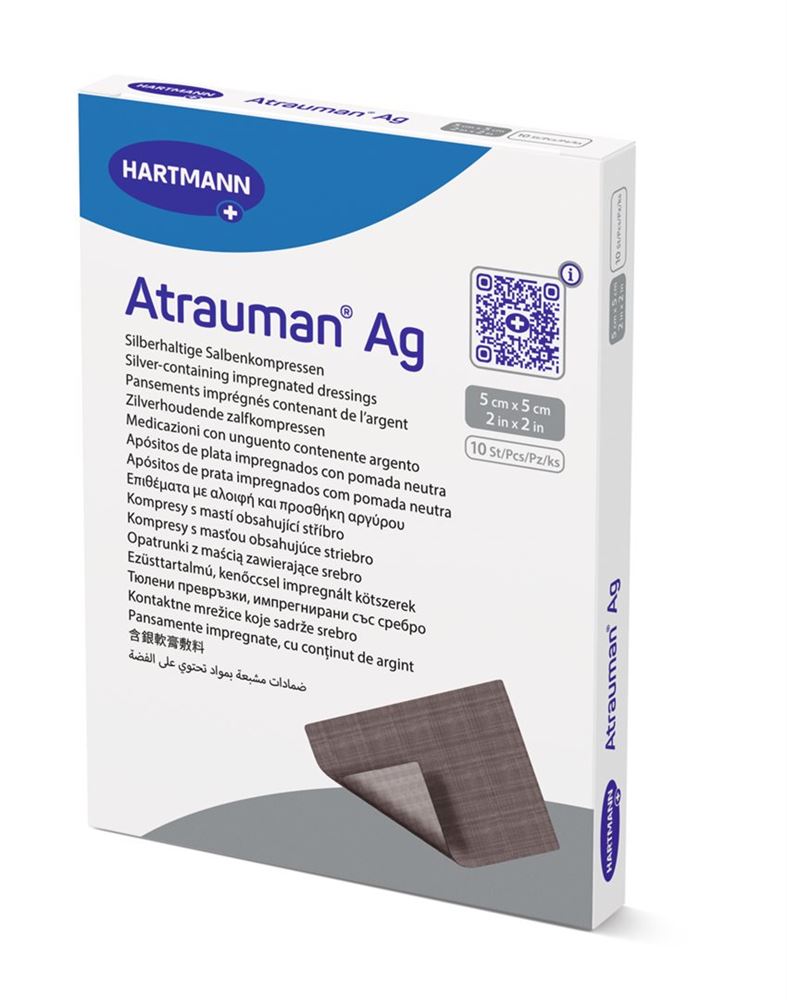 ATRAUMAN Ag Compresses 5x5cm | Cicatrisation