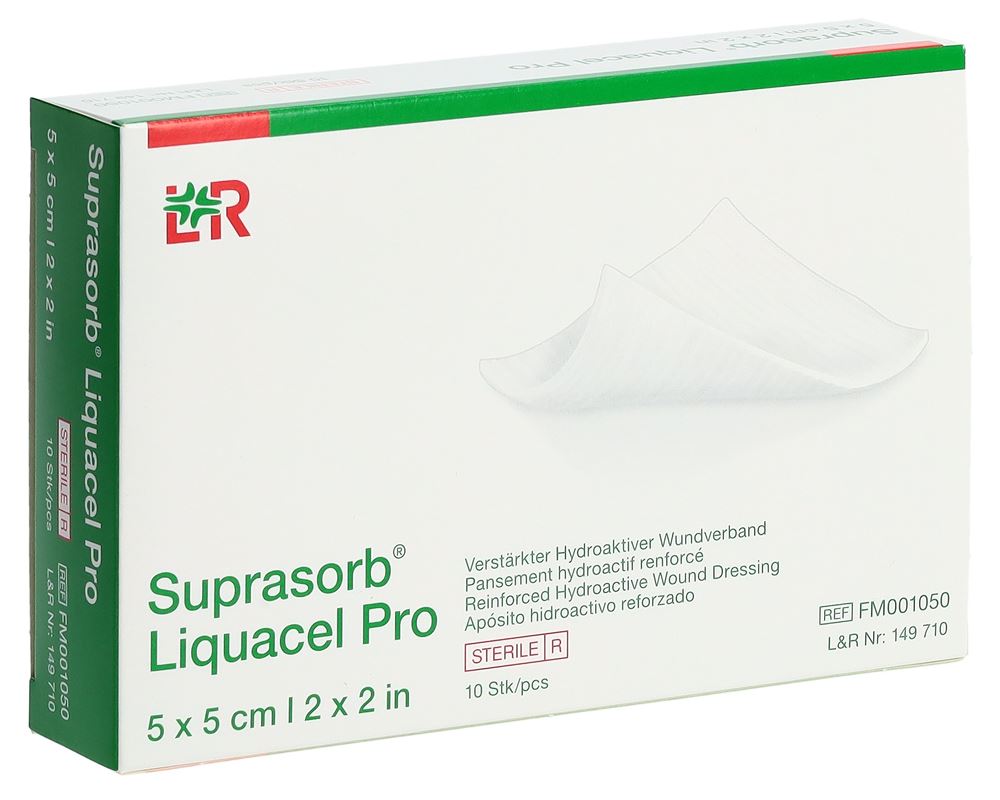 SUPRASORB Liquacel pro Pansement 5x5cm | 10 pièces