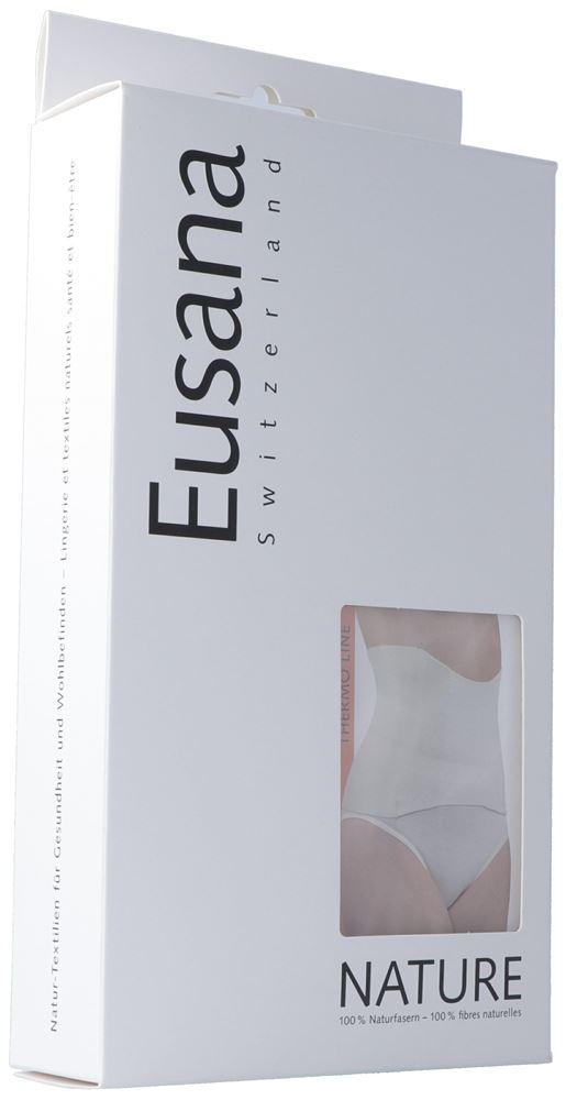 EUSANA Nierenwärmer Anat 100% Soie XL Ivoire | Chaleur