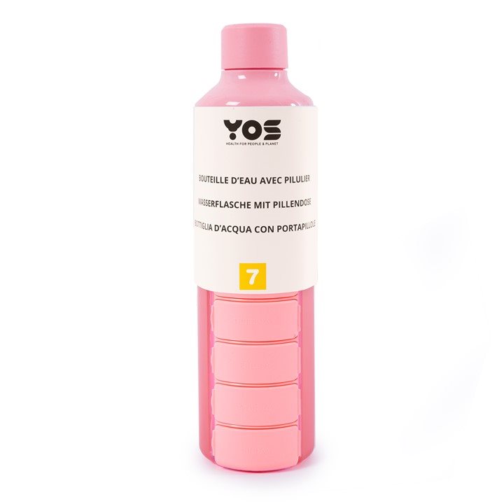 YOS Distributeur Hebdomadaire 375ml Rose | Organisation