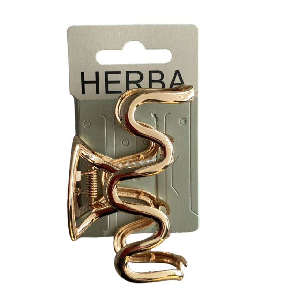 HERBA Pince vague 9cm | Métal Or