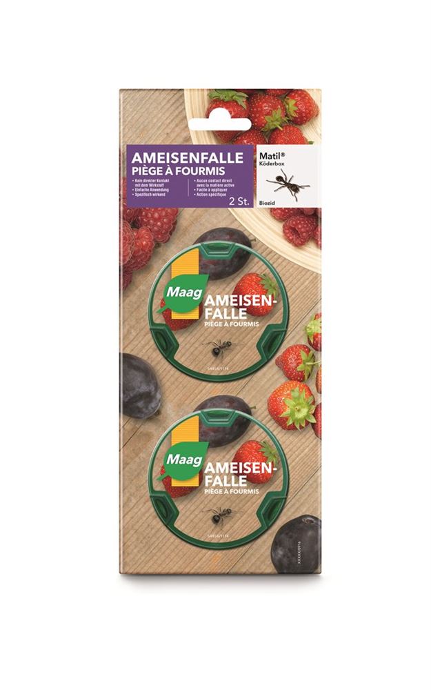 MATIL Boîte Fourmis 2 pièces | Anti-nuisibles