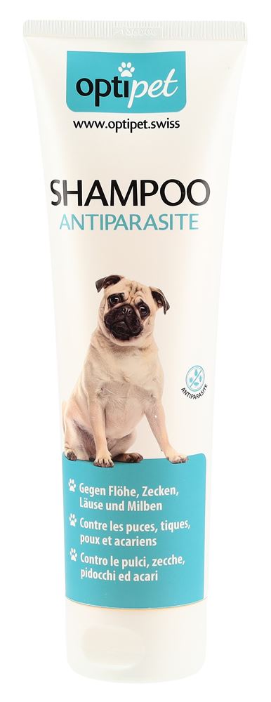 OPTIPET Shampoo Antiparasitaire 250ml | Anti-Puces &amp; Tiques