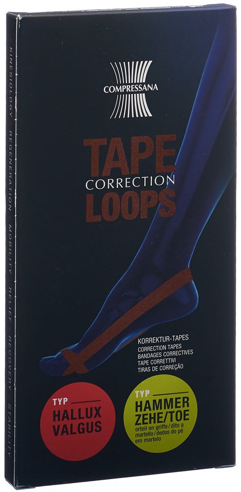 COMPRESSANA TAPE LOOPS GrI diamant 1 Paire | Bande