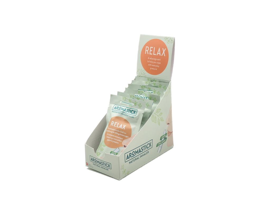 AROMASTICK Inhalateur Bio Relax 10 pièces | Détente