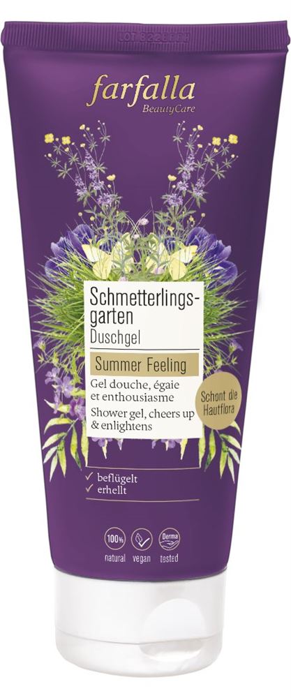 FARFALLA Gel Douche Jardin Papillons 200ml | Douceur