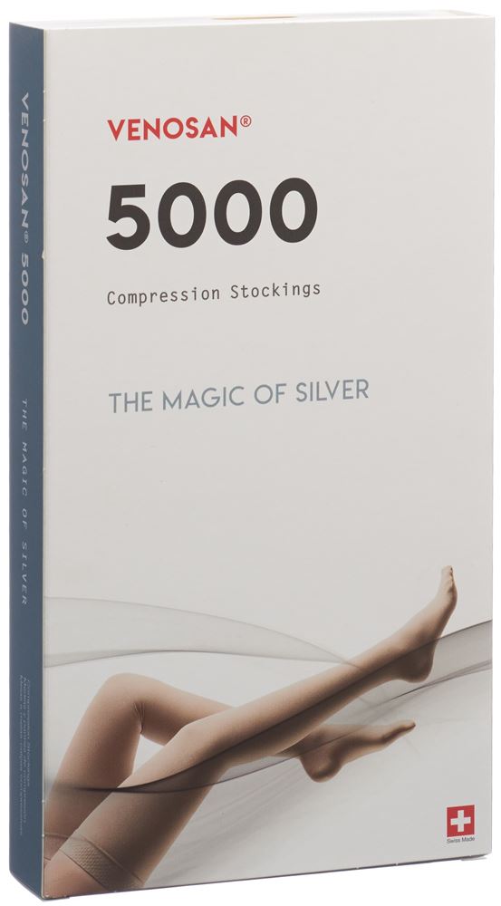 VENOSAN 5001 A-D KKL1 L Court Noir 1 Paire | Compression