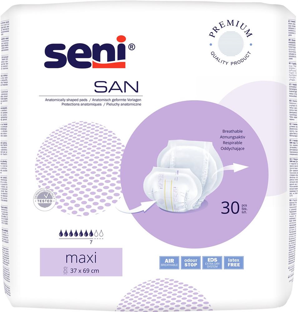 SENI San Maxi Protections 30 pièces | Haute Absorption