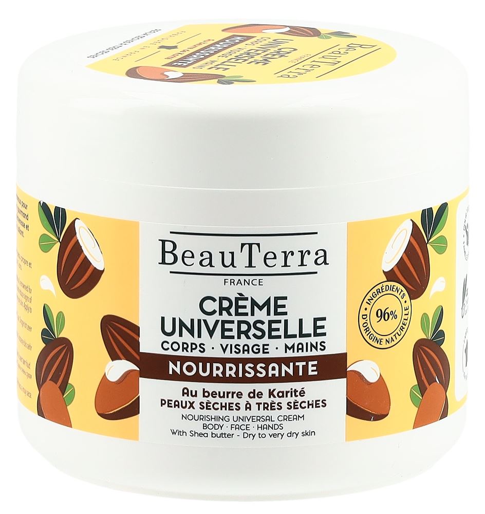 BEAUTERRA Crème Universelle Karité 400ml | Nutrition