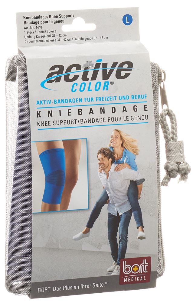 BORT ActiveColor Genouillère XXL 52cm | Bleu
