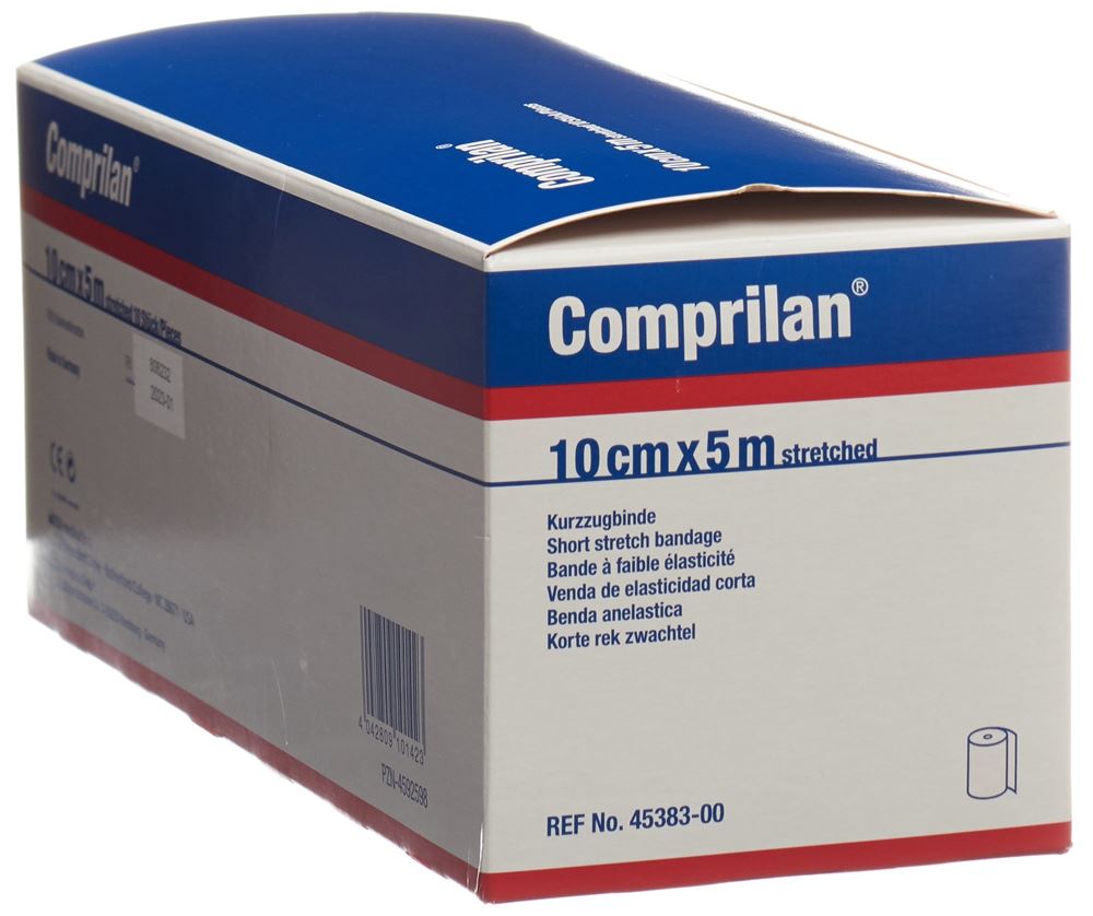COMPRILAN Eco Bande Faible Traction 10cmx5m 10 pièces | Compression