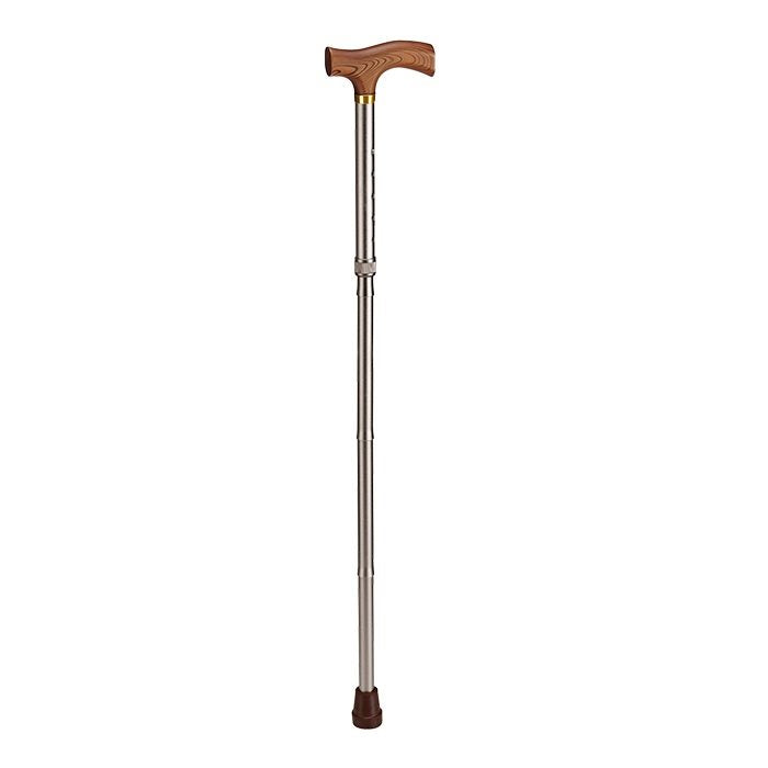 SAHAG Béquille Pliante Alu Argent 85-95cm | Fritz Holz