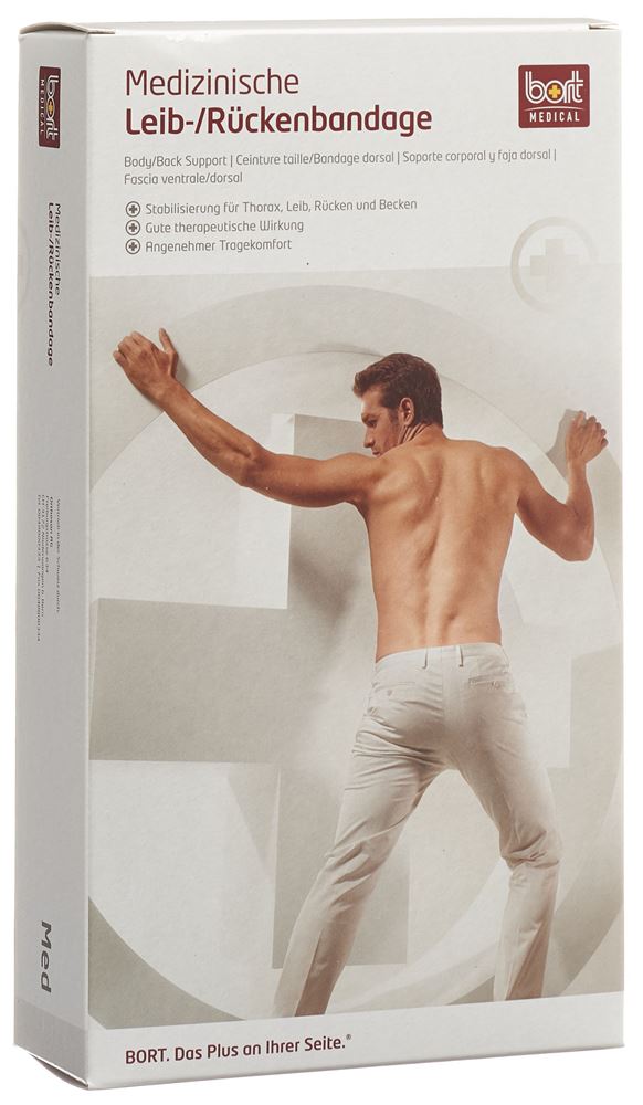 BORT Leistenbruchband S -89cm Blanc | Hernie Inguinale