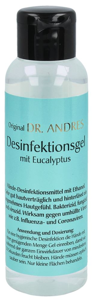 ANDRES Gel Désinfectant Eucalyptus Flacon | 100 ml