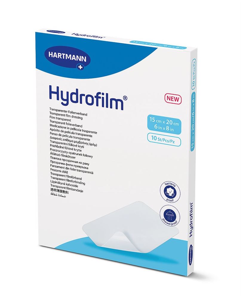 HYDROFILM Transparent Pansement 15x20cm | 10 pièces