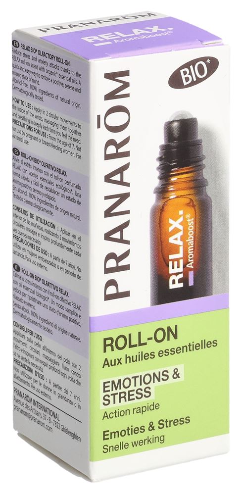 PRANAROM Aromaboost Relax Roll-on 5ml | Sérénité