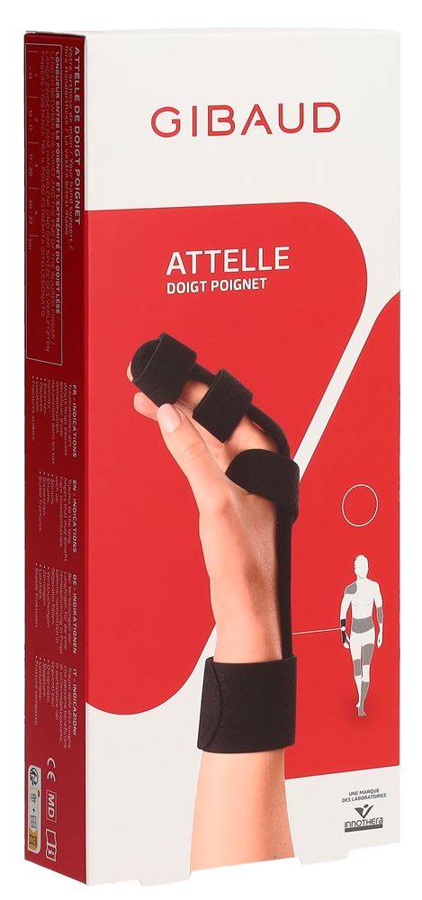 GIBAUD Genugib Attelle Main-Poignet Gr3 17-20cm | Soutien