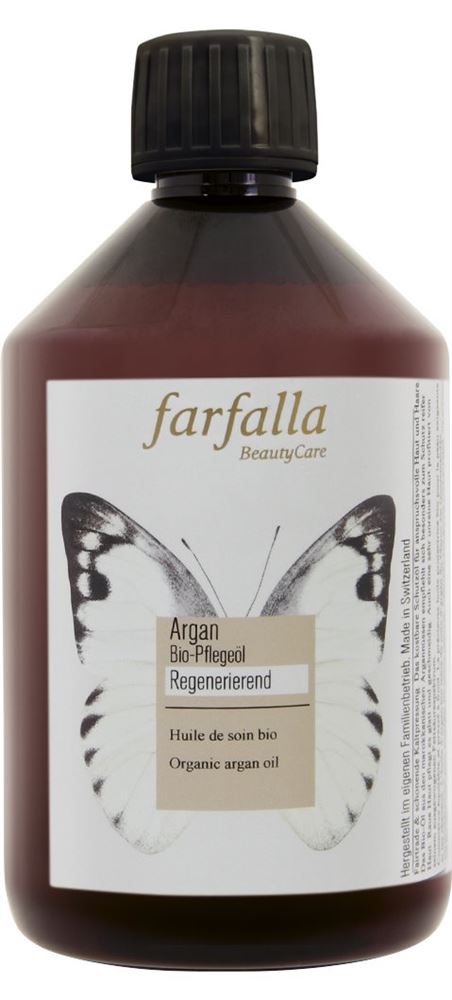 FARFALLA Huile Argan Bio 500ml | Grande Taille