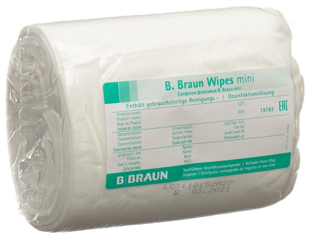 B. BRAUN Wipes Mini Lingettes | 25 pièces