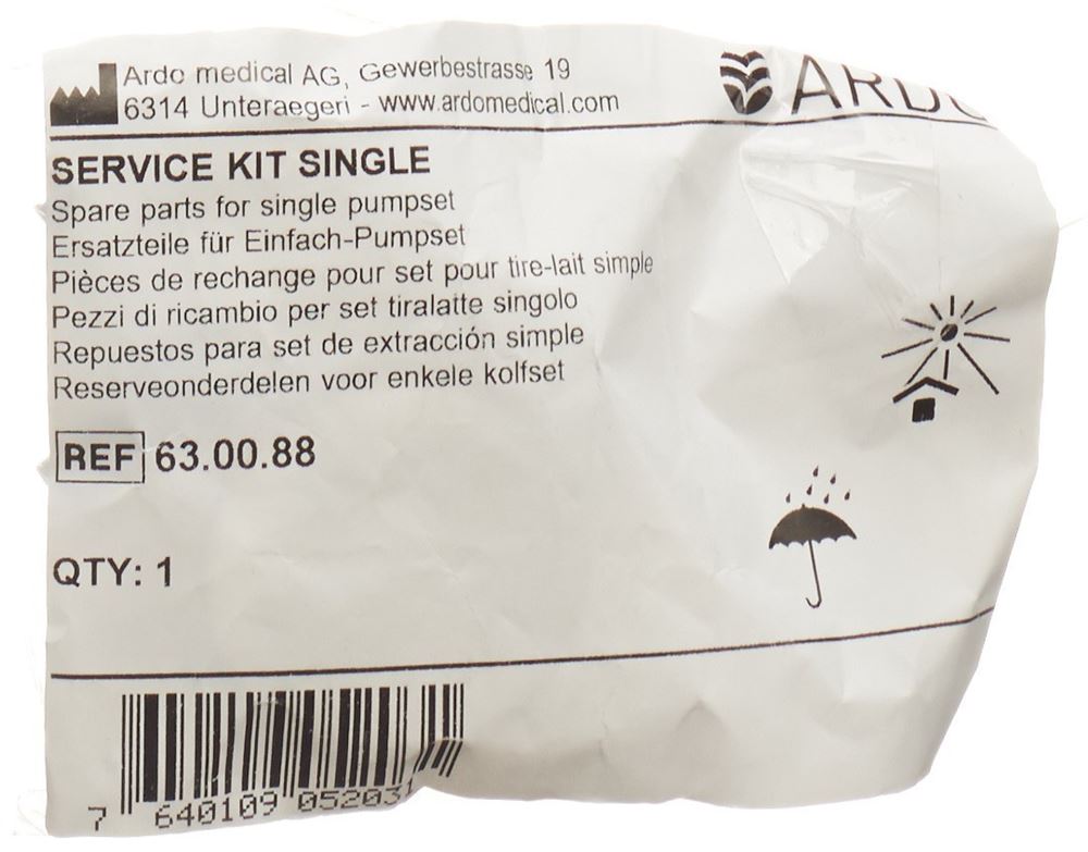 ARDO SERVICE KIT SINGLE pour set pompage simple