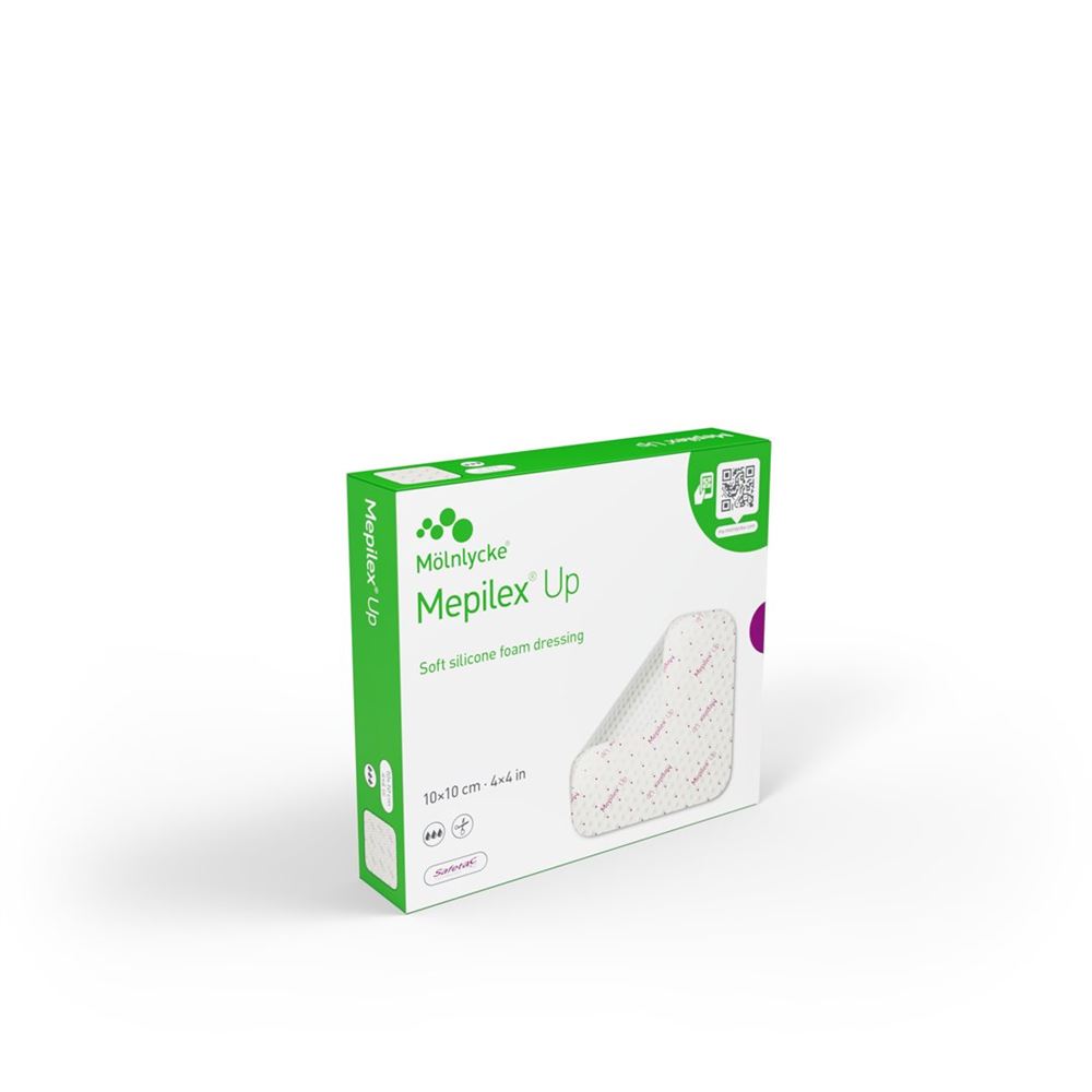 Mölnlycke MEPILEX Up Pansement 10x10cm | 5 pièces