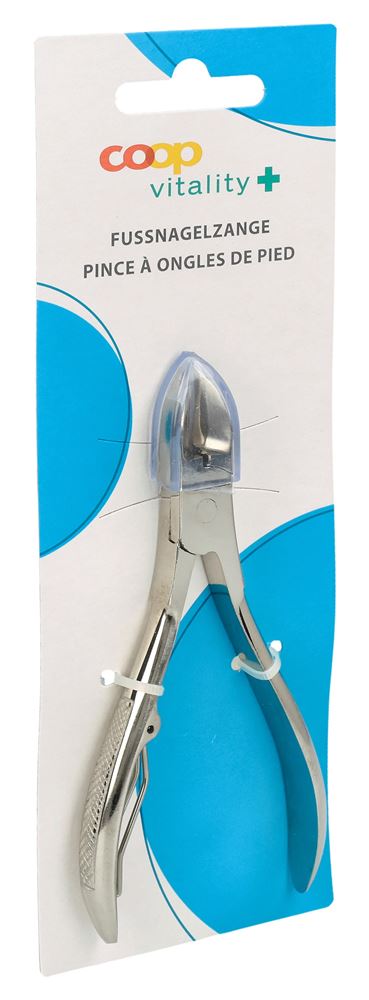 COOP VITALITY Pince Ongles Pédicure Nickelée 10cm | Soin des Pieds