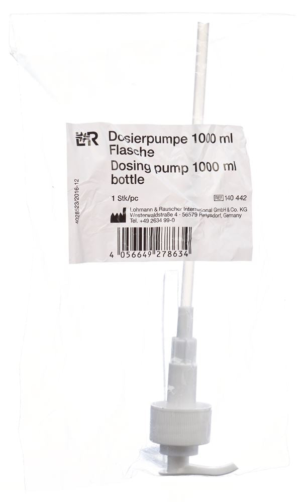 L+R Pompe Désinfectant Mains 1000ml | Dosage