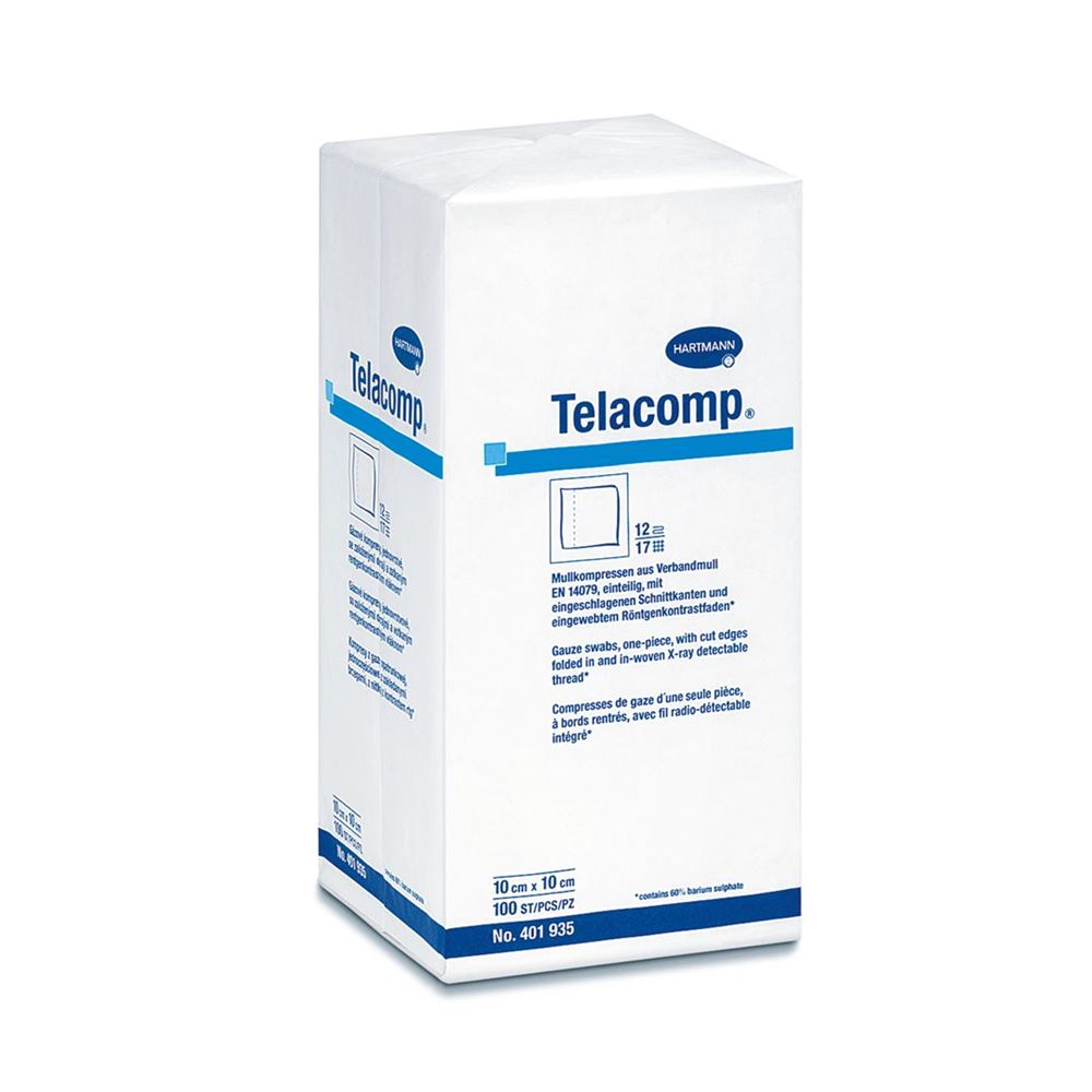 TELACOMP Compresses 7.5x7.5cm 120 pièces | Stériles