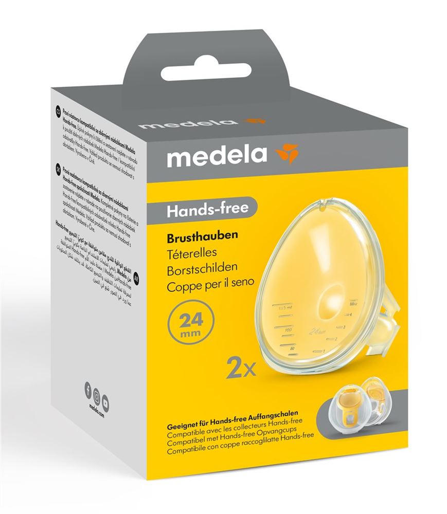 MEDELA Hands-free Flanges 24mm 2 pièces | Confort