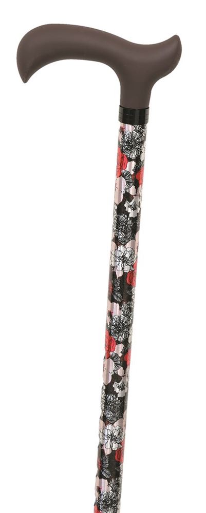 HERDEGEN Canne Flowers 72-94cm Derby | Fleurie