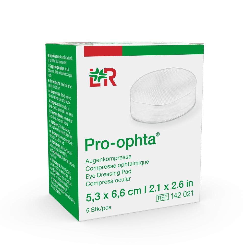 PRO-OPHTA Compresses Oculaires 5.3x6.6cm | 50 pièces