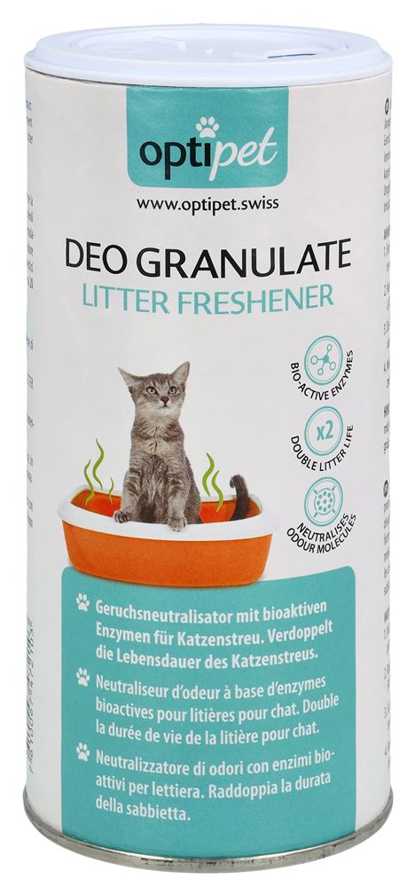 OPTIPET Granulés Désodorisant Litière 400g | Fraîcheur