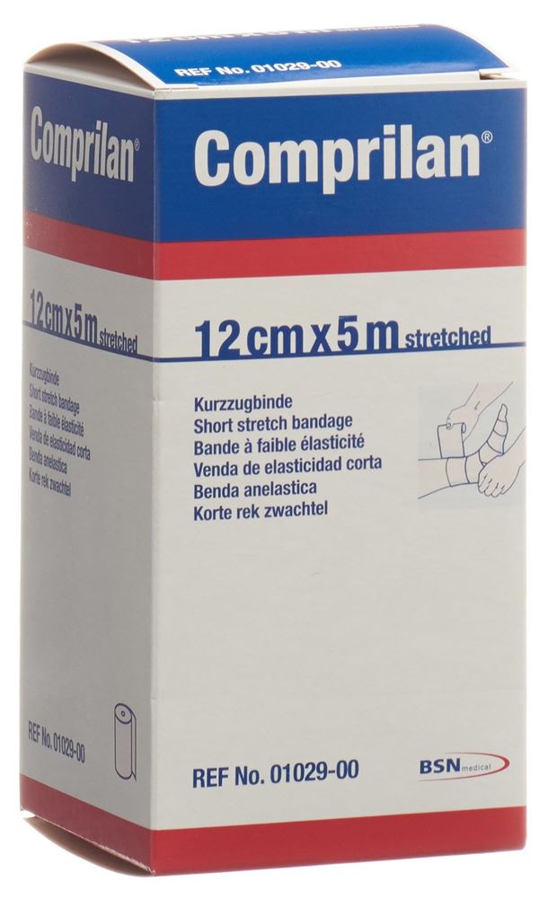COMPRILAN Bande Faible Élasticité 5mx12cm | Compression