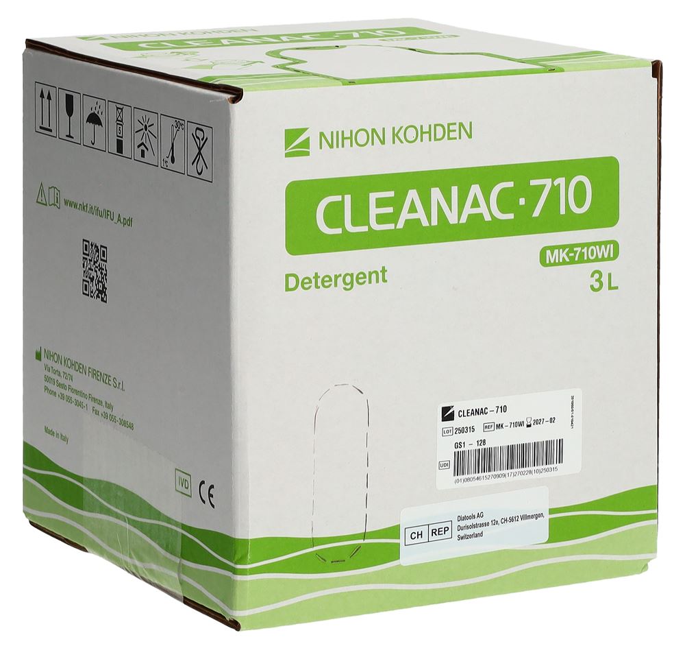 NIHON KOHDEN Cleanac 710 Désinfectant | 3 litres