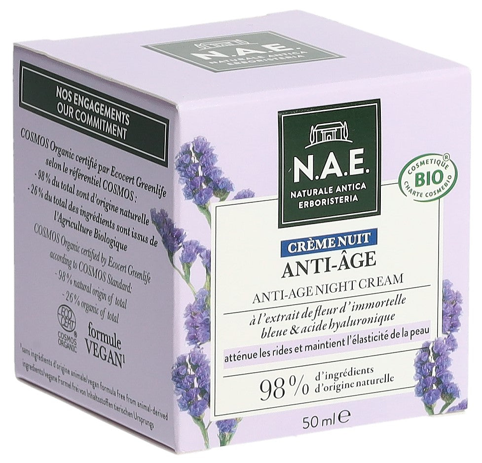 N.A.E. Face Care Anti-Age Crème Nuit 50ml | Anti-âge