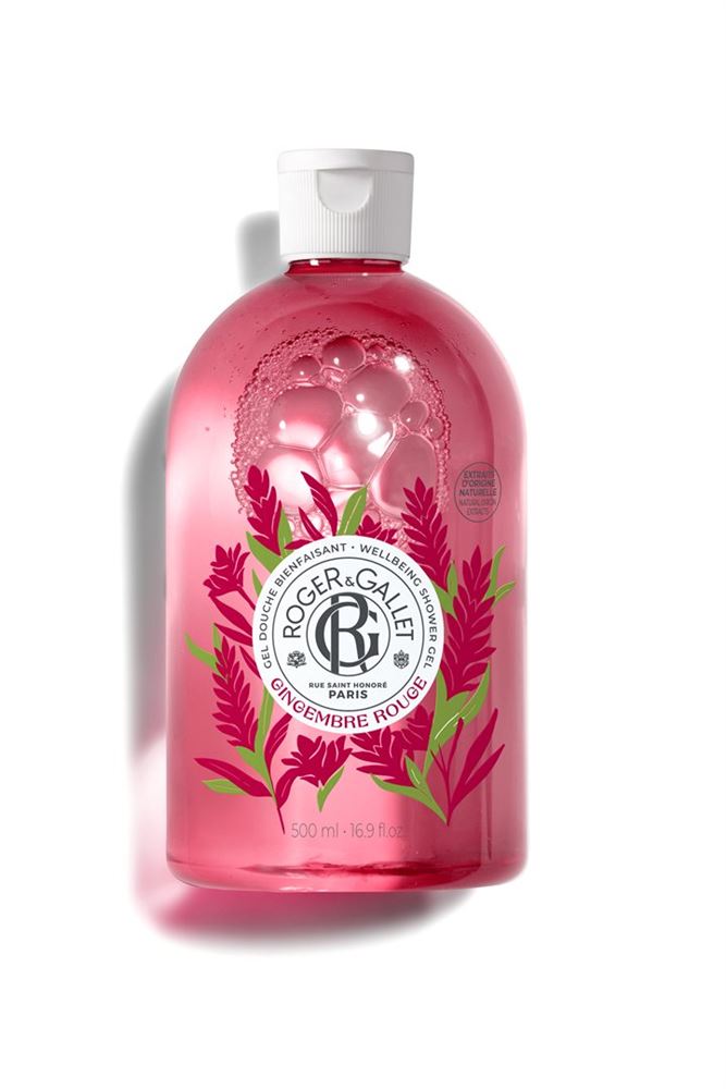 ROGER GALLET Gingembre Rouge Gel Douche 500ml | Fraîcheur