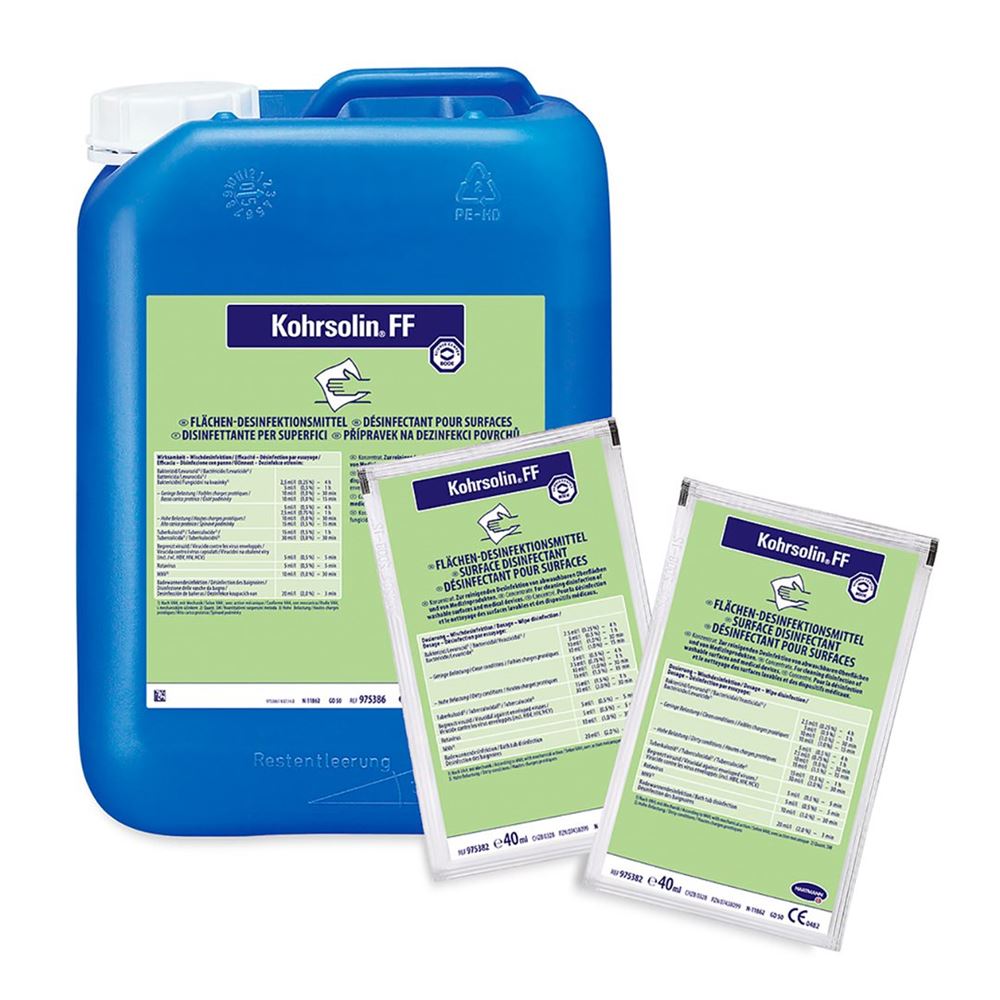 KOHRSOLIN FF Désinfection Surfaces 5 lt | Hygiène Professionnelle