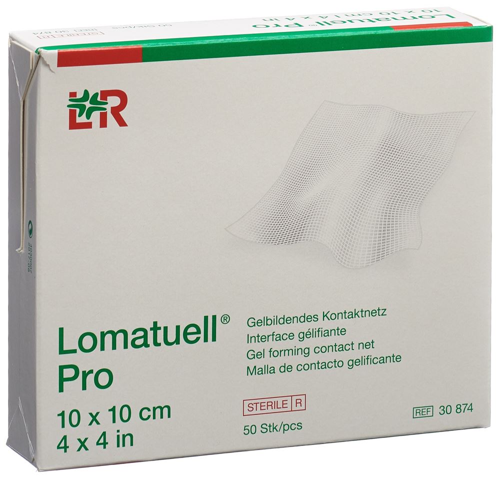 LOMATUELL Pro Pansement 10x10cm 50 pièces | Soin