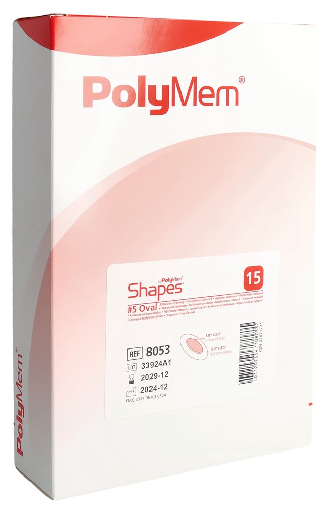 POLYMEM Shape Ovale 8.8x12.7cm | 15 pièces