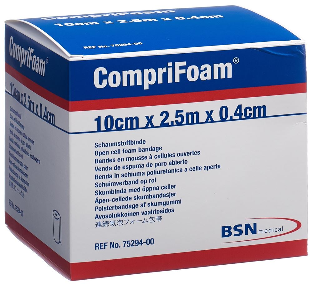 COMPRIFOAM 10cmx2.5mx0.4cm | Pansement