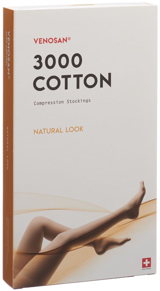 VENOSAN 3002 A-D KKL2 S Court Ouvert Beige 1 Paire | Compression Médicale
