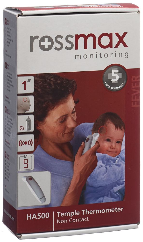 ROSSMAX Thermomètre Infrarouge HA500 | Rapide