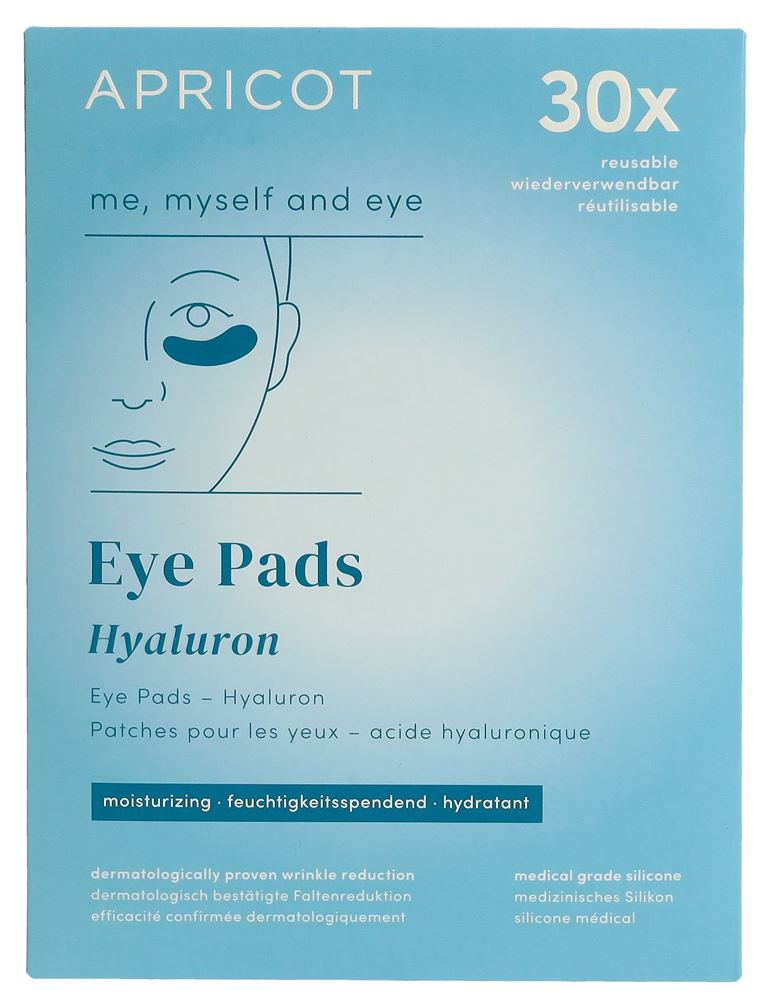 APRICOT Pad Yeux Hyaluron | Réutilisable 2 pièces